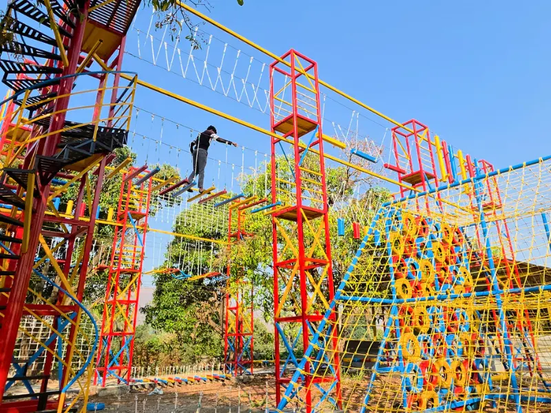 High ropes courses - Vishwas Devrai Resort